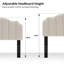 Vertical Channel Tufting Upholstered Headboard Adjustable Height & Width Bed Head Board-286299816-286299817