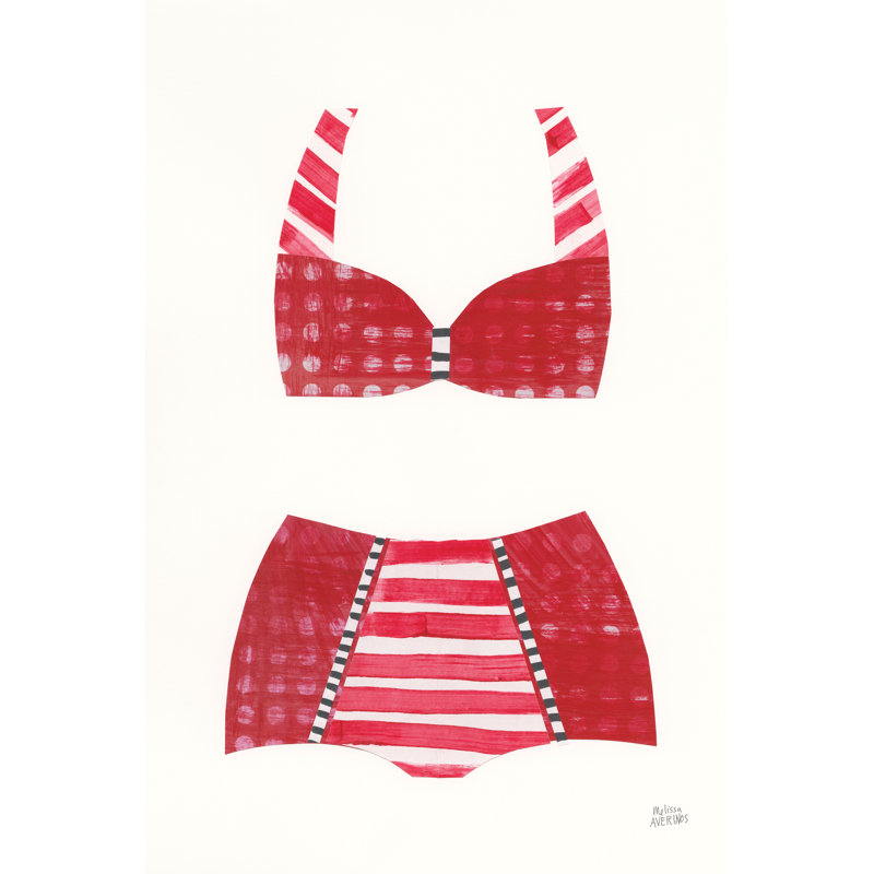«Bathing Beauty II» par Melissa Averinos - reproduction d'art, H 12 po x l 8 po