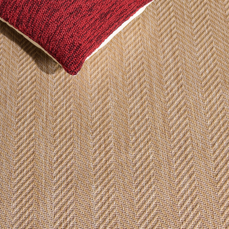 Tapis d'intérieur à chevrons Courtyard Performance, 5'-3" x 7'-7" Rectangle