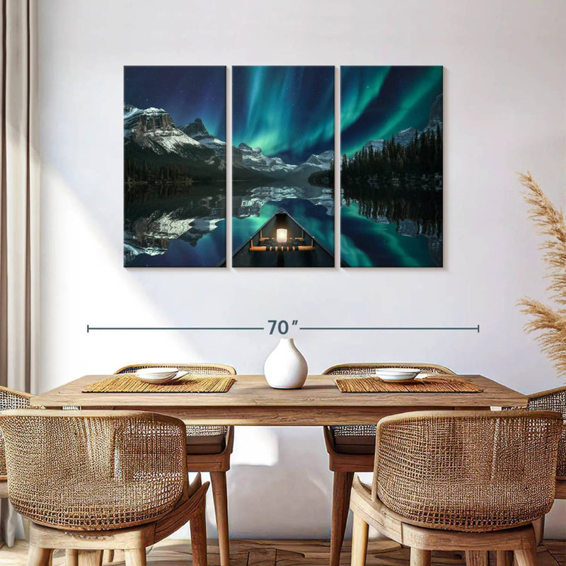 Ciel Alvord Maligne, lac Aurore, H 36 po x l 57 po