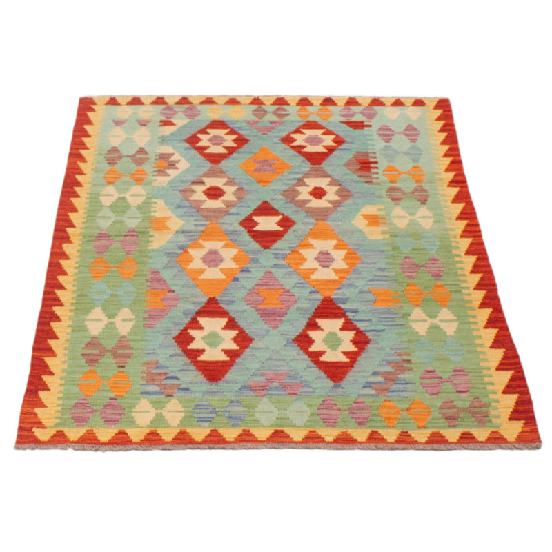Tapis bleu clair unique 4 pi x 5 pi 10 po Rahway