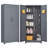 Tall Metal Storage Cabinet with Locking Doors and Adjustable Shelves