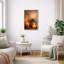 «Zen Stones Massage Spa with Warm Burning Candle», impression verticale sur toile, art mural-124834393-56324662
