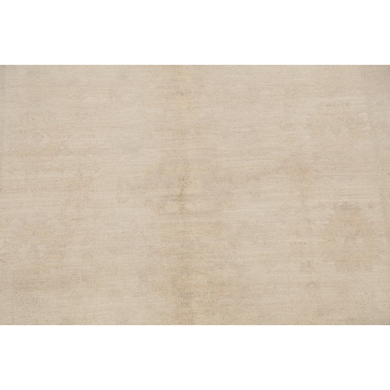 One-of-a-Kind 5'10" X 8'11" New Age Wool Area Rug in Beige