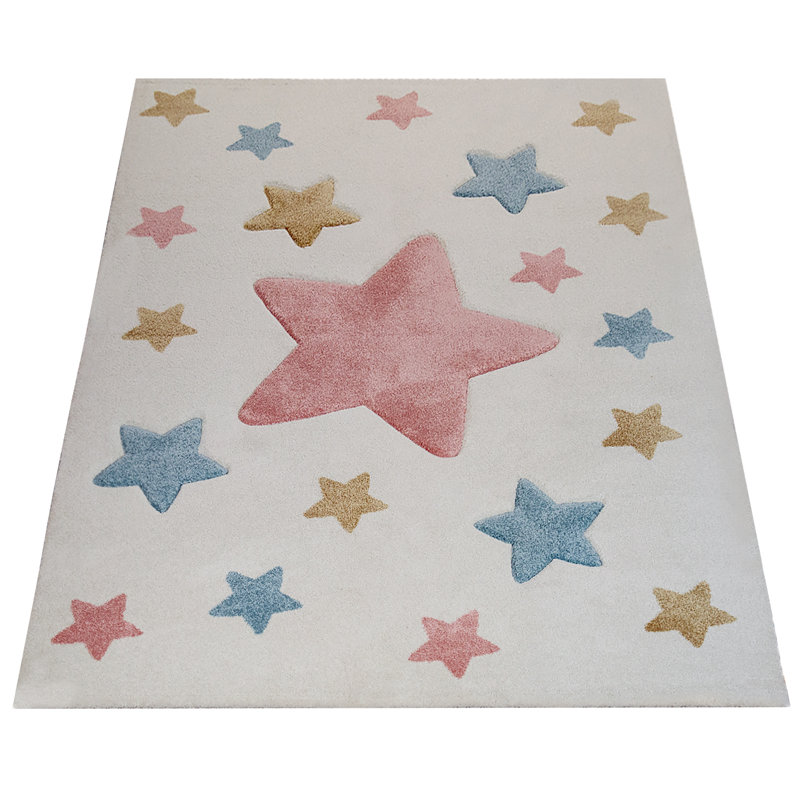 Barcia Rug, Rectangle 3'11" x 5'7", Cream