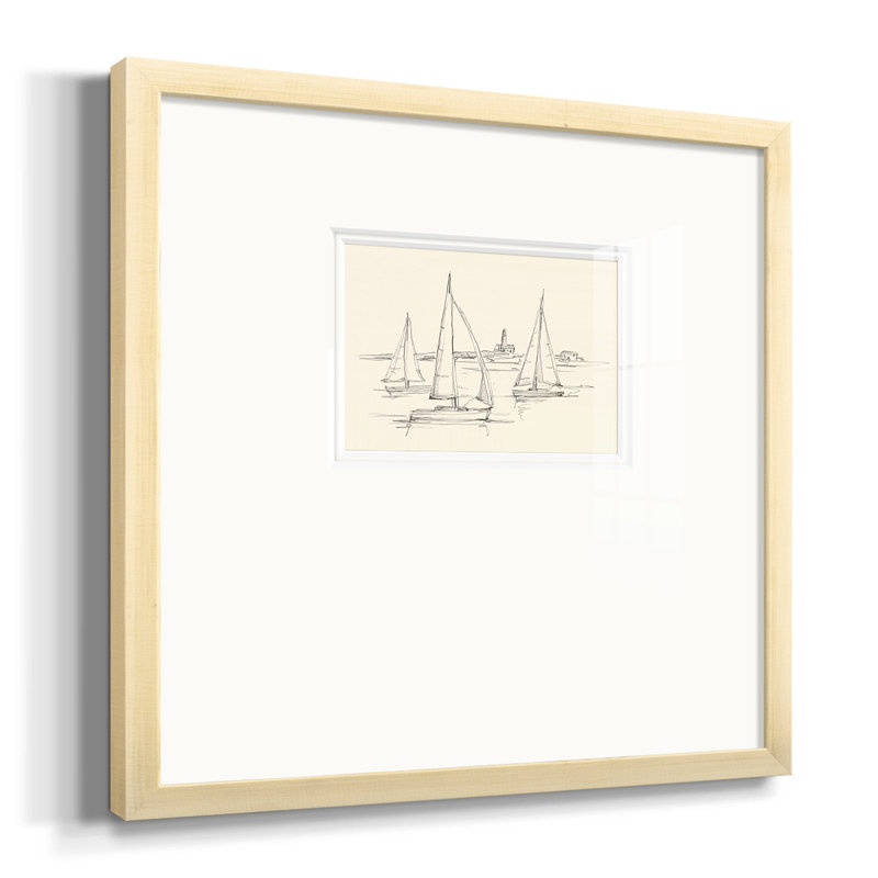 Esquisse de contour côtier II, H 17 po x l 17 po x P 1,25 po