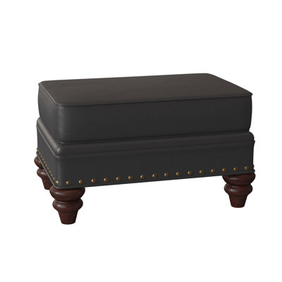 Carrado Leather Ottoman