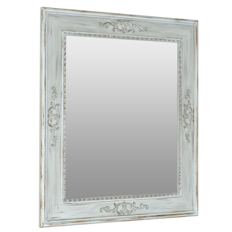 Melrose Wood Flat Wall Mirror