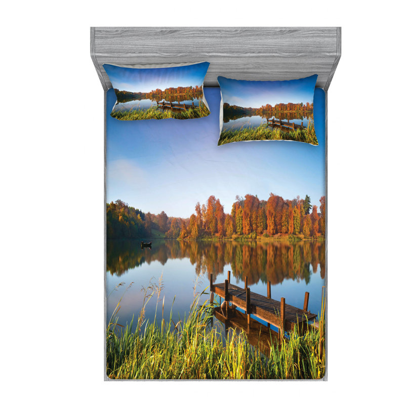 Microfiber Sheet Set, Full Sheet Set with 2 Pillowcases