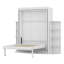 Lit escamotable avec armoire murale cachée-1413165094