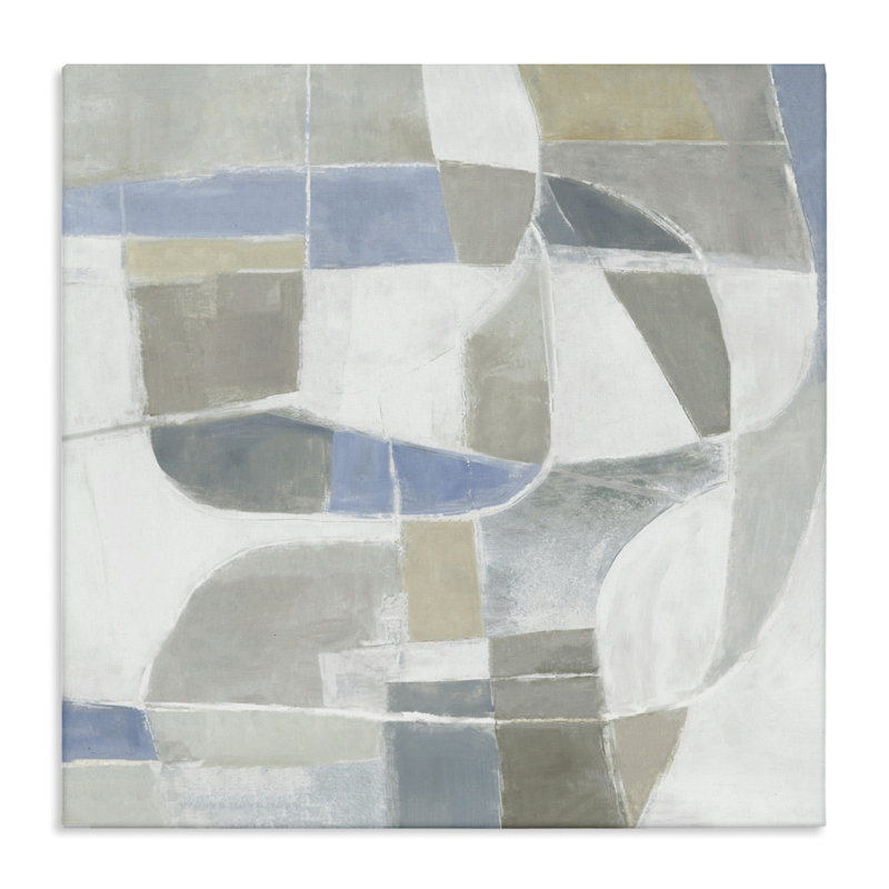 Toile Subtle Flow Geometrics, conception par Hannah Dawson, H 17 po x l 17 po