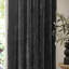 Heavy Chenille Room Darkening Pencil Pleat Curtains-185283838-185283839