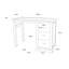 Mirabelle Dressing Table with Mirror-20586827