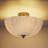 Atchison 3-Light 16” Semi Brass Flush Mount