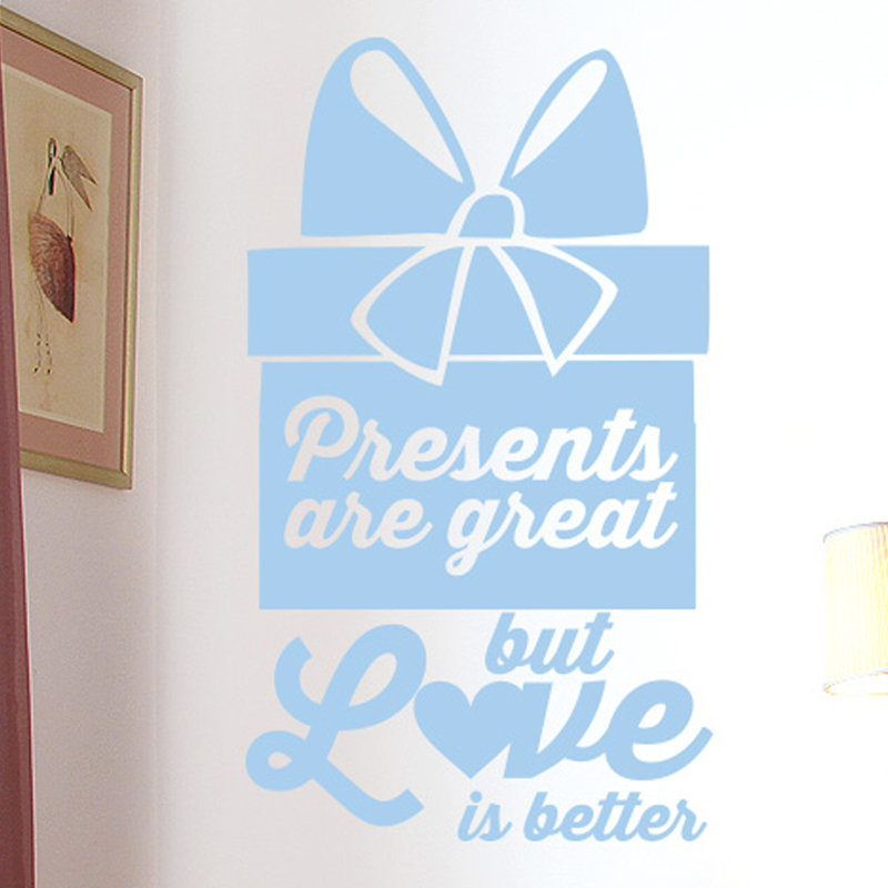Wall Decal, Light Blue