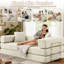 Divan-lit convertible Boneless 4-en-1, matelas de sol pliant-720137271