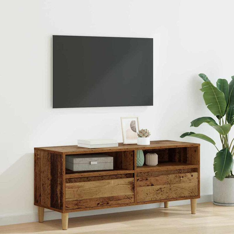 TV Stand for TVs up to 24", Old Wood