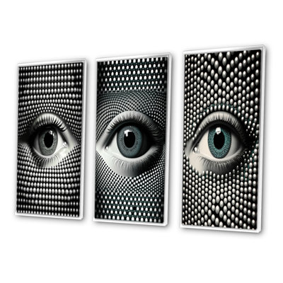 " Monochrome Eye " 3 - Pieces
