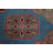 Light Blue Kazak Vegetable Dye Area Rug
