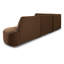Clemence Dining Banquette L Shape 127"-Crypton Nomad Mushroom