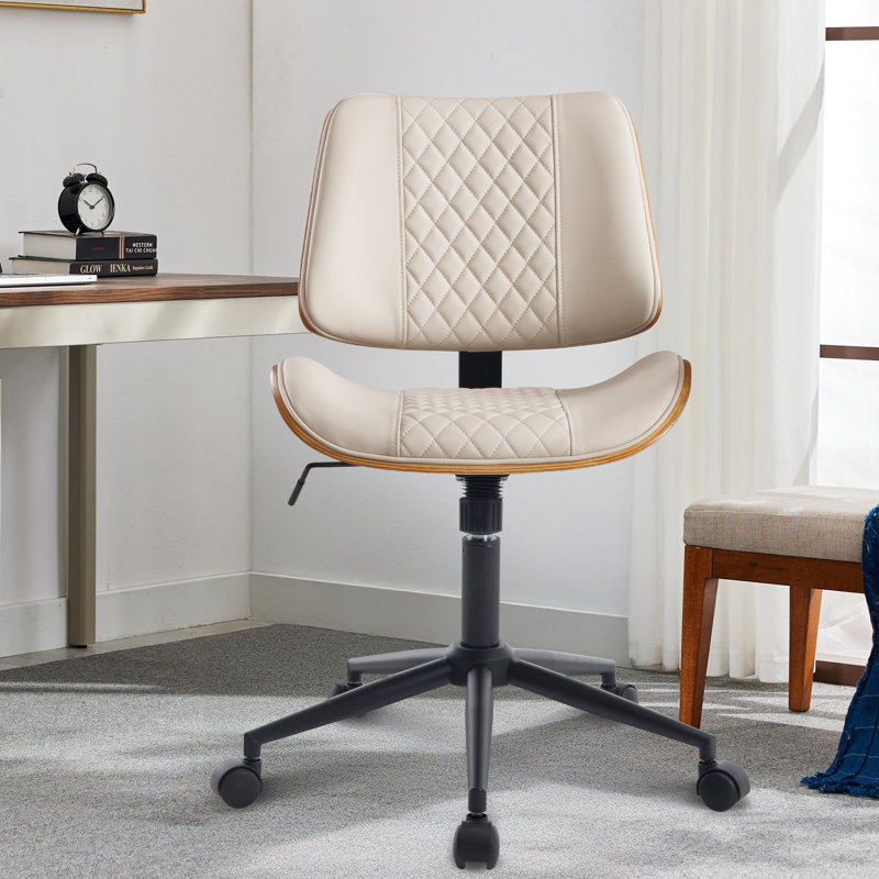 Chaise de travail ergonomique à hauteur ajustable , Beige