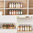 24 Pcs 4oz Glass Spice Jars with Labels - Empty Spice Bottles with Minimalist Farmhouse Stickers and Funnel, Seasoning Containers for Spice Rack, Cabinet, and Drawer,