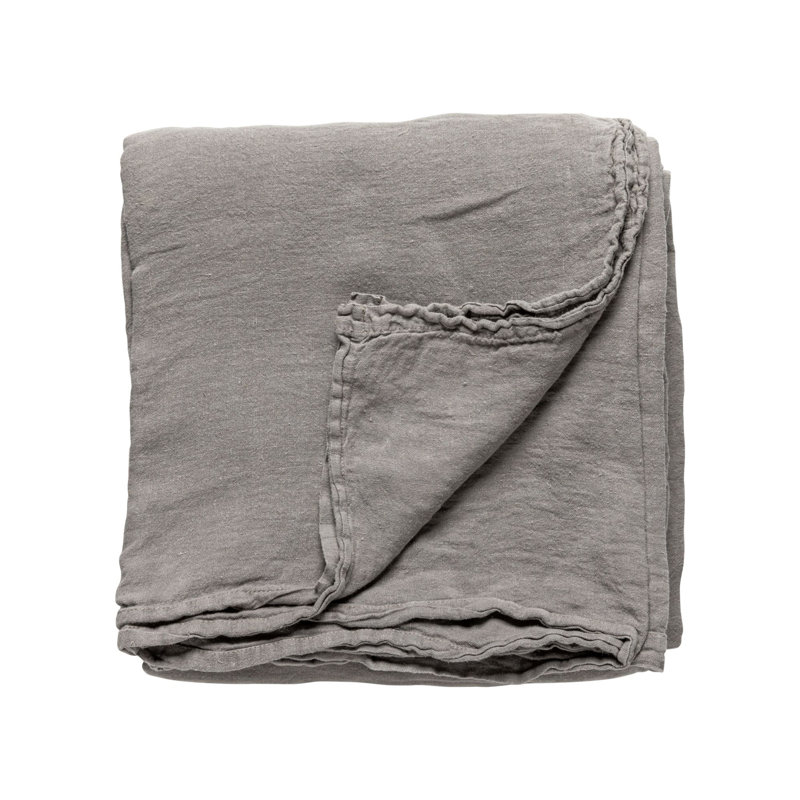 Table Cloth 100% Linen Maria, Dusk Gray