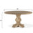 Lyons Round Solid Wood Dining Table-1804351075-1831903732