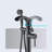 Double Handle Floor Mount Freestanding Tub Filler Bathroom Bathtub Faucet with Hand Shower-104275807