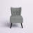 Dechane 22.5" Modern & Contemporary Accent Chair with Velvet Fabric Upholstery, Button-Tufted Back, Foam Over Pocket Coils-402776198