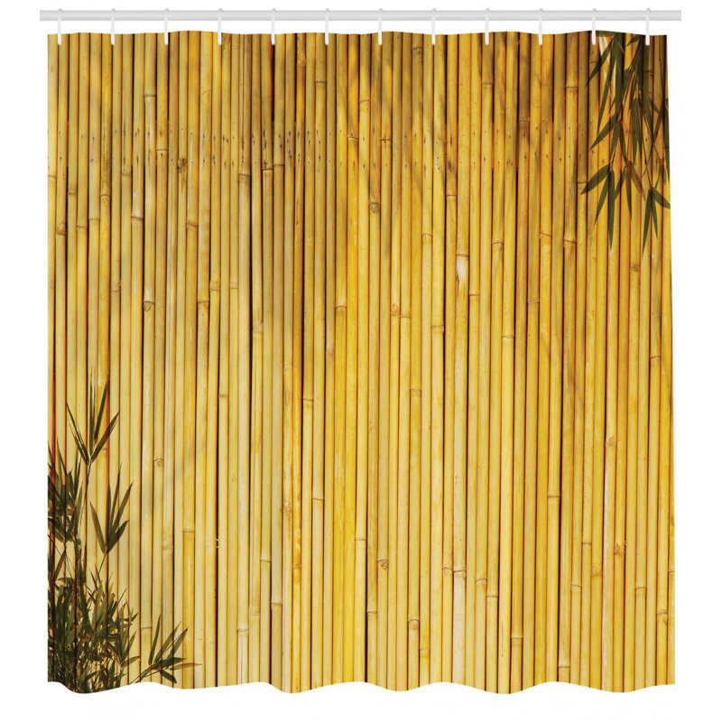 Shower Curtain with Hooks Included, 70" H x 69" W