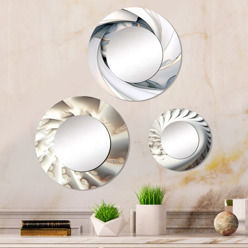 Kasimira Metal Round Mirror