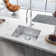 23'' L Undermount Single Bowl Stainless Steel Kitchen Sink