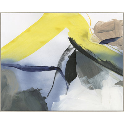 «The Golden Wish 1» par Thom Filicia, peinture sur toile à cadre flottant