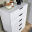 Phoenix 5 Drawer Chest Bedroom Storage Unit-1675071289