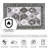 Wymond  Machine Washable Moroccan Area Rug Aztec Geometric Carpet With Non-Slip Backing-111822403