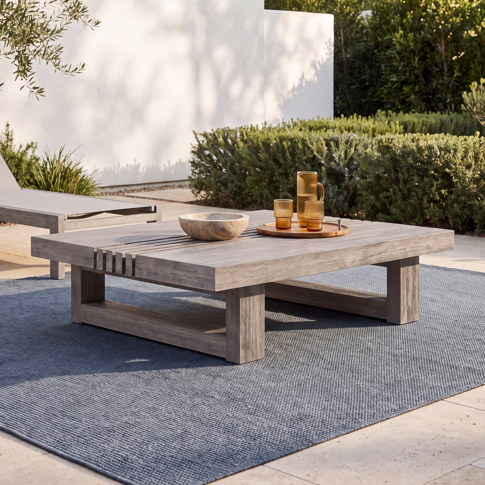Fritz 32.5 " Eucalyptus Patio Table