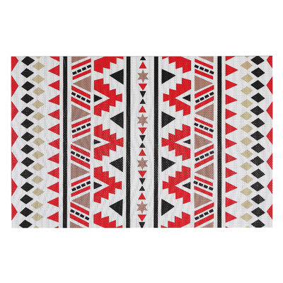 Vinyl Abstract Rectangle Placemat
