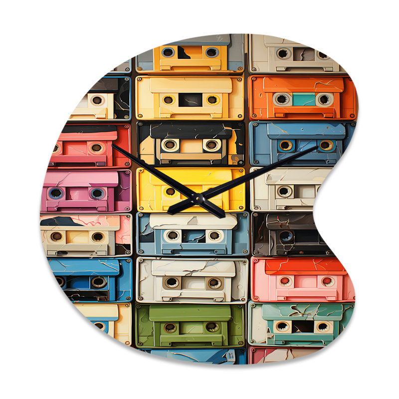 Sculpture Popart Cassette Tapes X, Petit