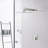Wall Mounted Shower Faucet in Brushed nickel (Valve Included)