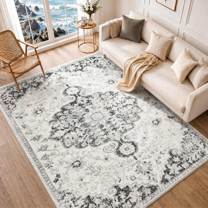 Geff Geometric Area Rug, Rectangle 200 x 275cm