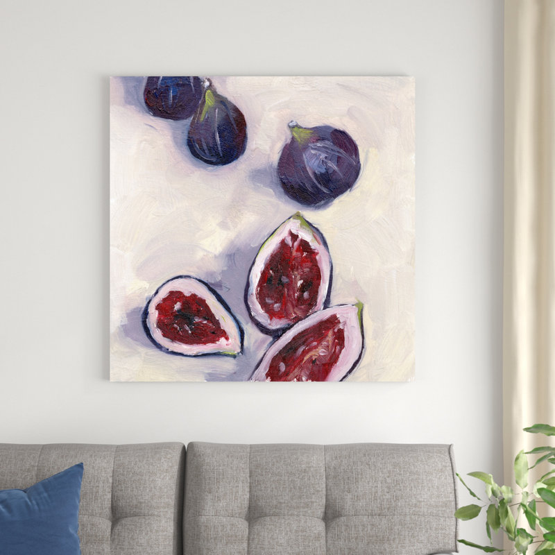 Figues à l'huile II, H 36 po x l 36 po