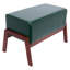 Tabouret en bois rembourré Mid Century-296692395