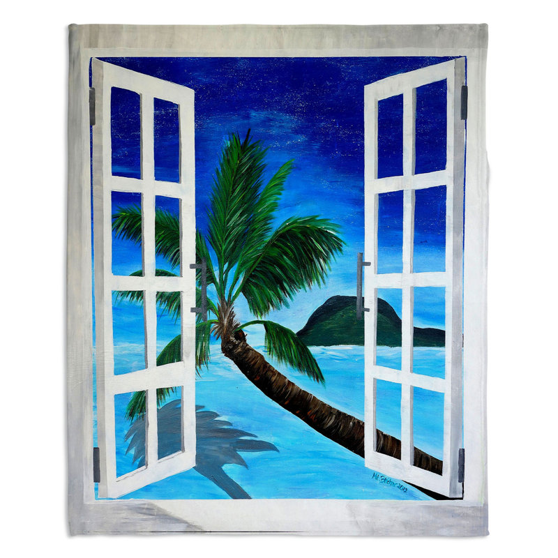  Couverture Window to Paradise, 51 po x 60 po