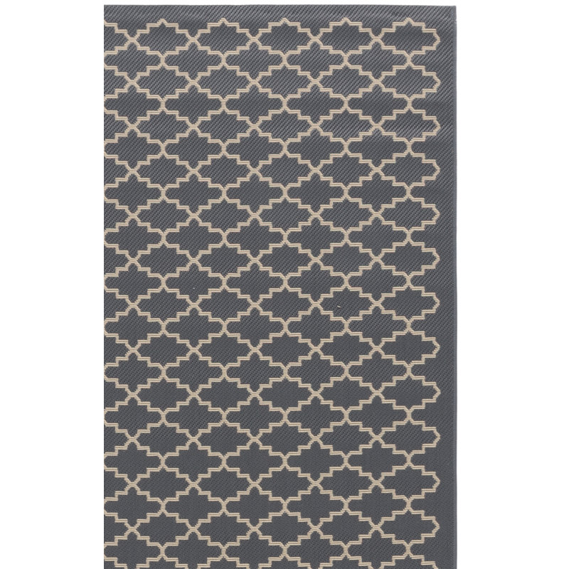 Herefordshire Performance Geometric Indoor/Outdoor Area Rug, Rectangle 6'7" x 9'6"