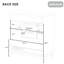 Base de meuble-lavabo de 30 po seulement blanc, multifonctionnel avec portes et rangement de tiroir, bois massif, tablette réglable, assemblage requis - tableau blanc, armoire, nécessaire, moderne-1196607329