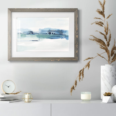 Ultramarine Vista II Framed On Paper Print