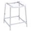 Tabouret de comptoir chromé sans dossier (ensemble de 2)-1606928515