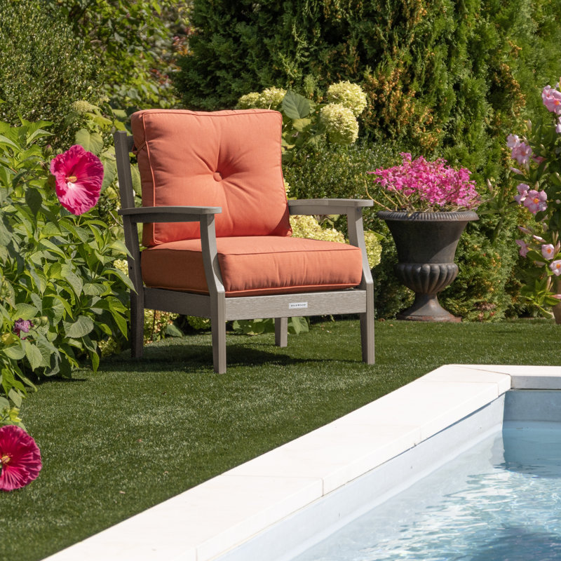 Lehigh Deep Seating Chair, Canvas Persimmon