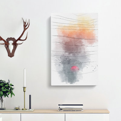 Sunset In Portugal - Wrapped Canvas